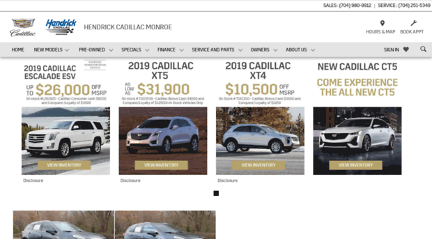 hendrickcadillacmonroe.com