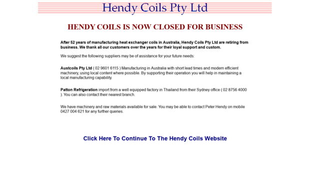 hendycoils.com.au