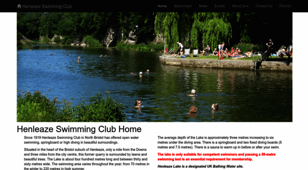henleazeswimmingclub.org