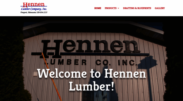 hennenlumber.com