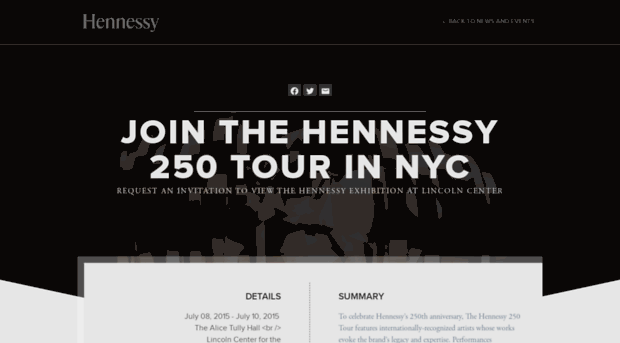 hennessy250tour.splashthat.com