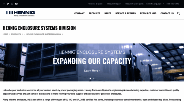 hennig-enclosure-systems.com