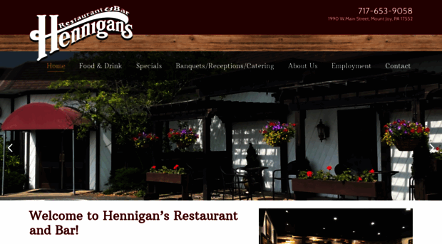 hennigansrestaurantandbar.com