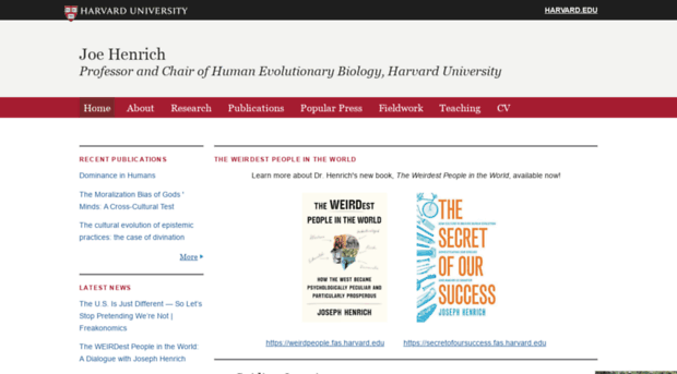 henrich.fas.harvard.edu