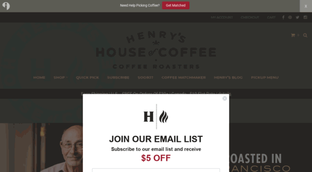 henryshouseofcoffee.com