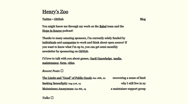 henryzoo.com