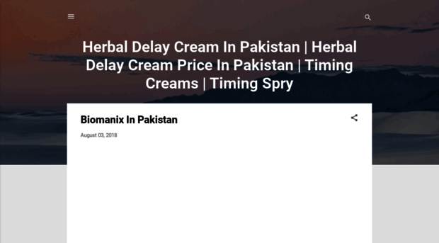 herbaldelaycreaminpakistan.blogspot.com
