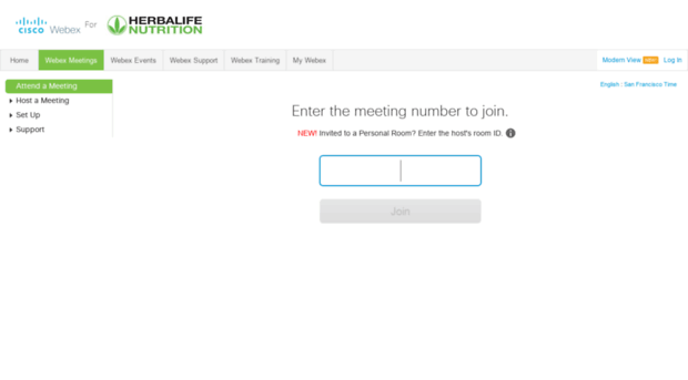 herbalifemeetings.webex.com