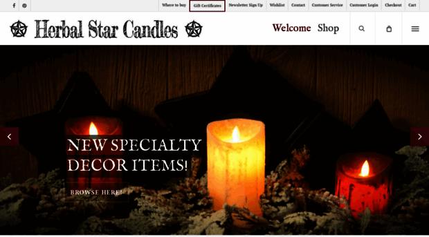 herbalstarcandles.com