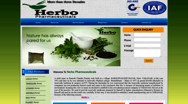 herbopharmaindia.com