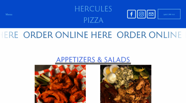 herculespizzabeef.com