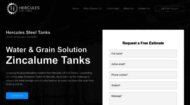 herculessteeltanks.com