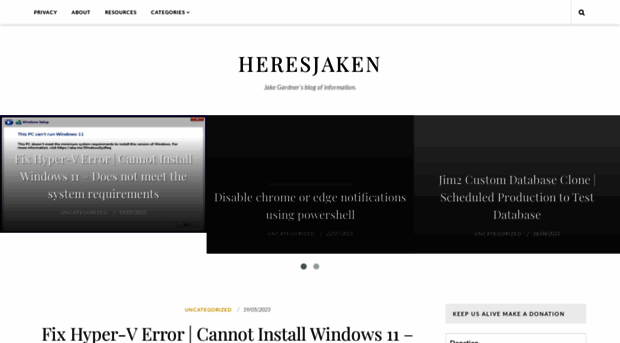 heresjaken.com