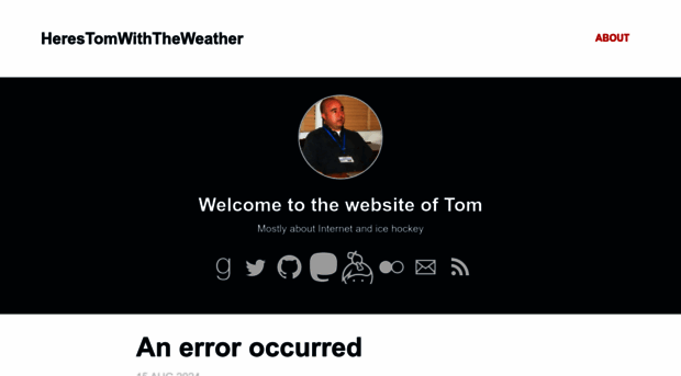 herestomwiththeweather.com