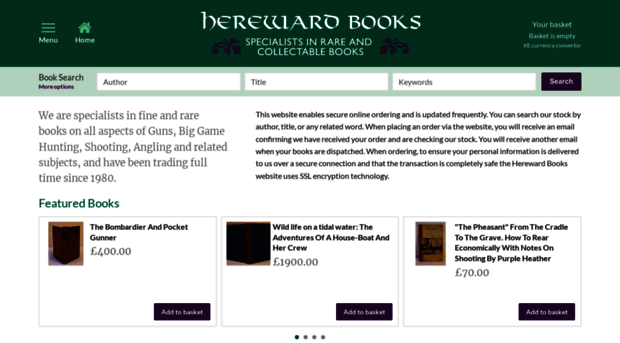 herewardbooks.co.uk