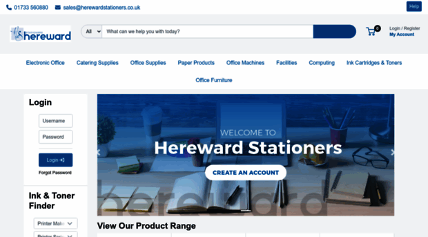 herewardstationers.co.uk