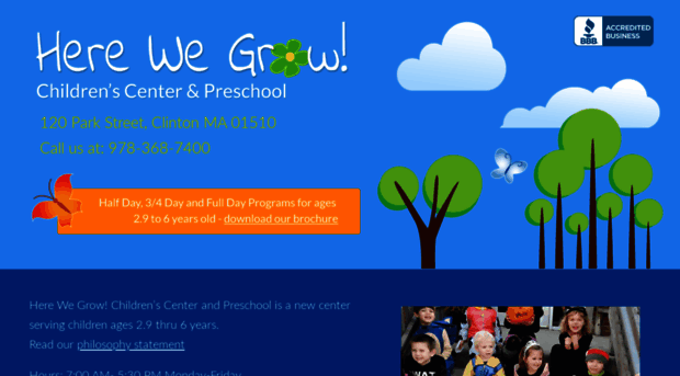 herewegrowchildrenscenter.com