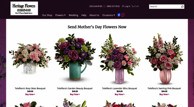 heritage-flowers.com