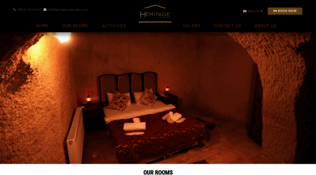 heritagecavesuites.com