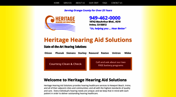 heritagehearingaidsolutions.com