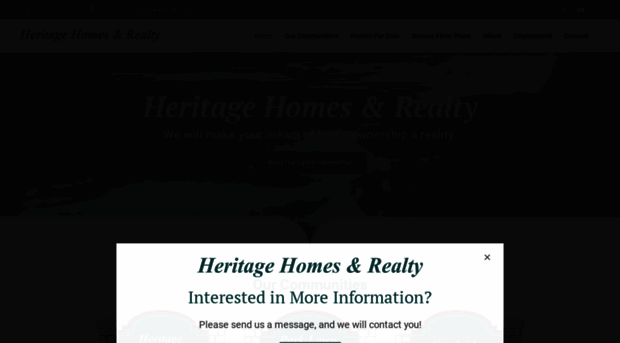 heritagehomesandrealty.com