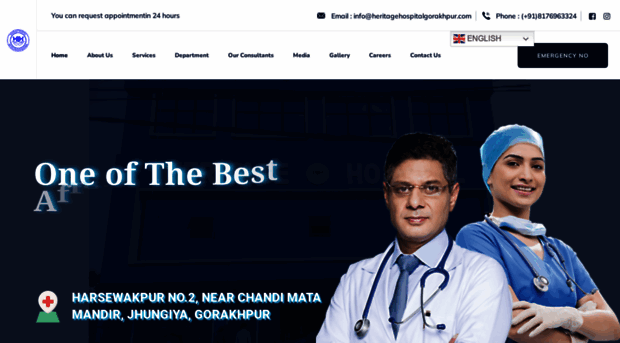 heritagehospitalgorakhpur.com