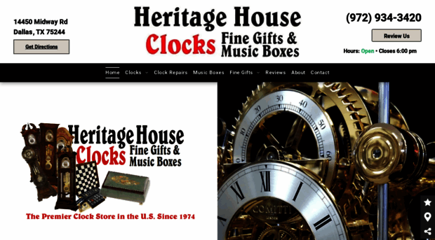 heritagehouseclocks.com