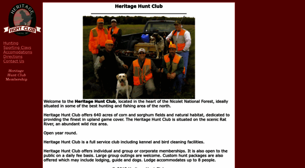 heritagehuntclub.com