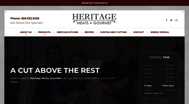 heritagemeatsgourmet.com