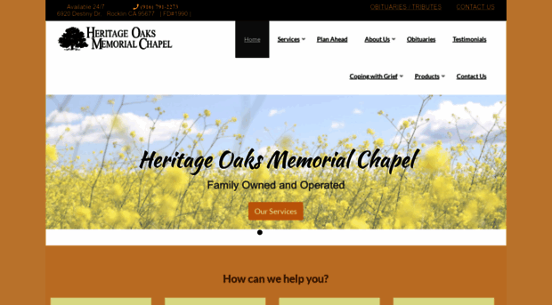 heritageoaksmemorialchapel.com