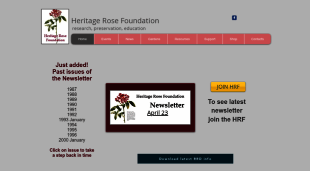 heritagerosefoundation.org