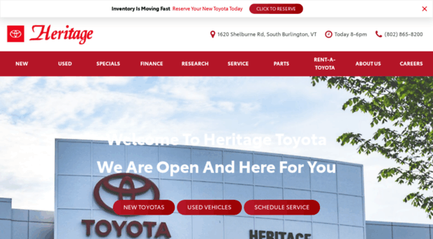 heritagetoyotacars.com