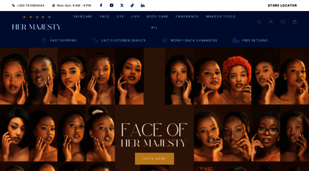 hermajestycosmetics.com