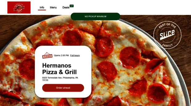 hermanospizzagrillmenu.com