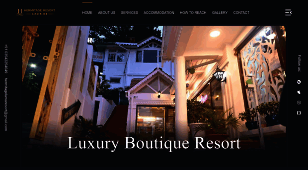 hermitageresortdarjeeling.com