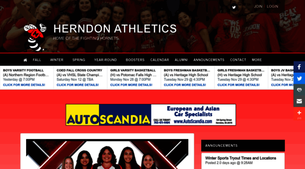 herndonathletics.org