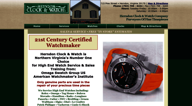 herndonclockandwatch.com