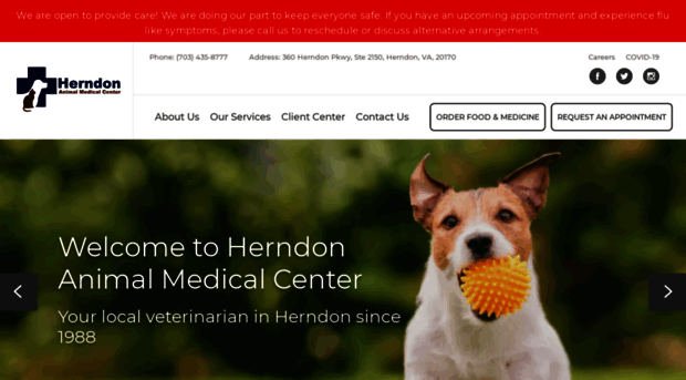 herndonveterinary.com