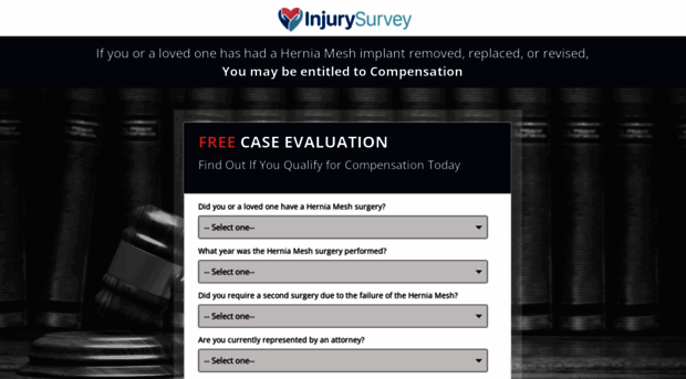 hernia.injurysurvey.com