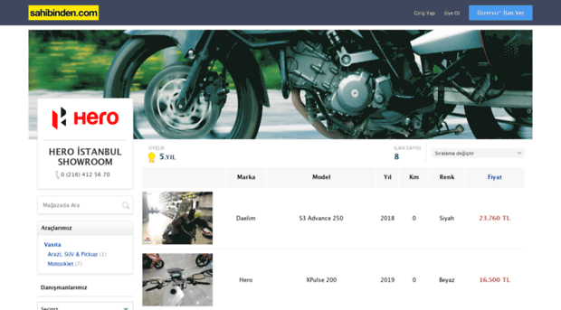 heroistanbulshowroom.sahibinden.com