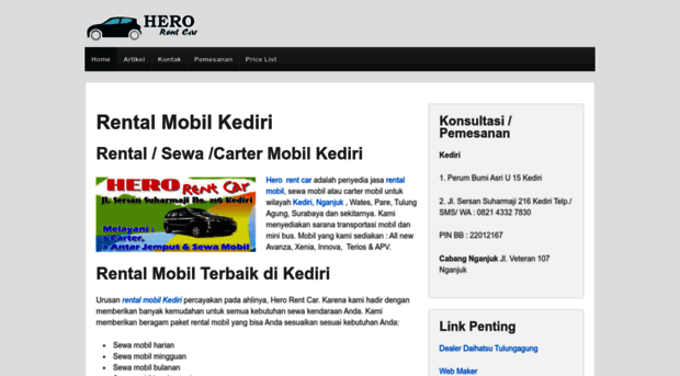 herorentcarkediri.com