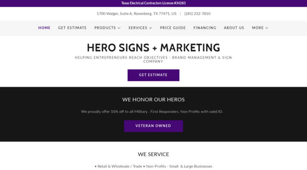 herosigns.net