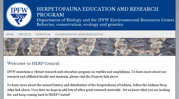 herpcenter.ipfw.edu