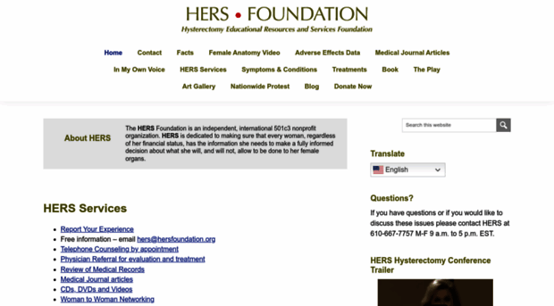 hersfoundation.com