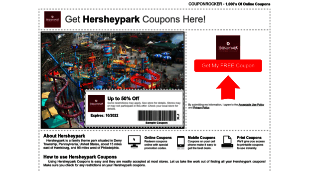 hersheypark.couponrocker.com