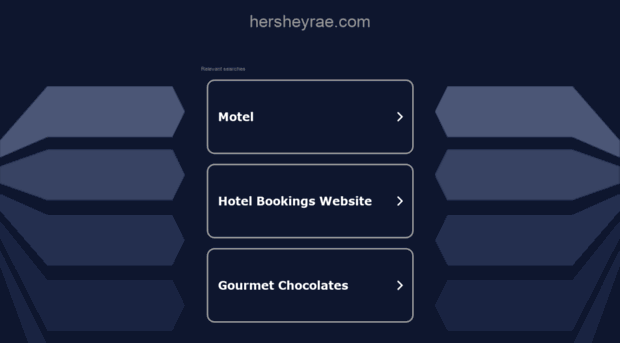 hersheyrae.com