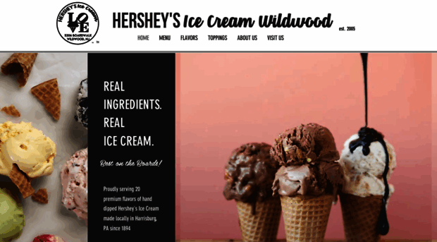 hersheysicecreamwildwood.com