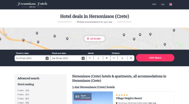 hersonissoshotels.com