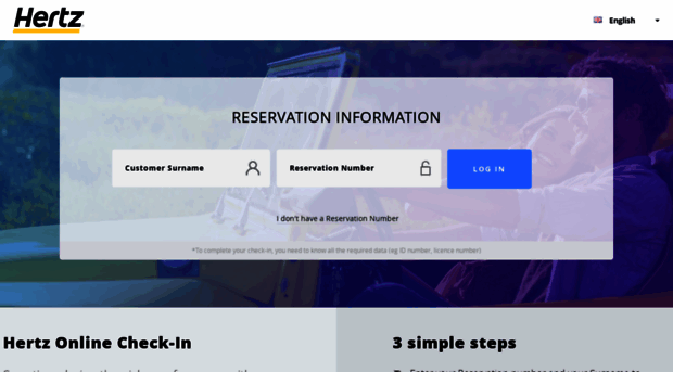 hertzcheckin.com