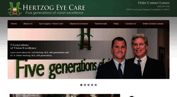 hertzogeyecare.com